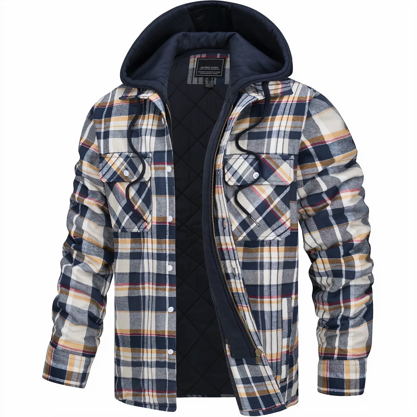 Tobias | Gestepptes Kapuzen-Overshirt im modernen Look