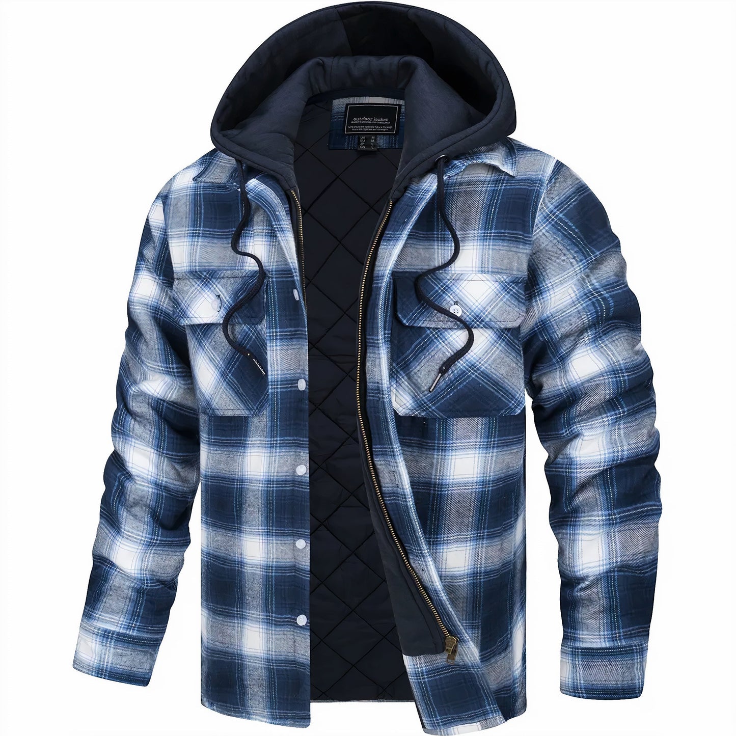 Tobias | Gestepptes Kapuzen-Overshirt im modernen Look