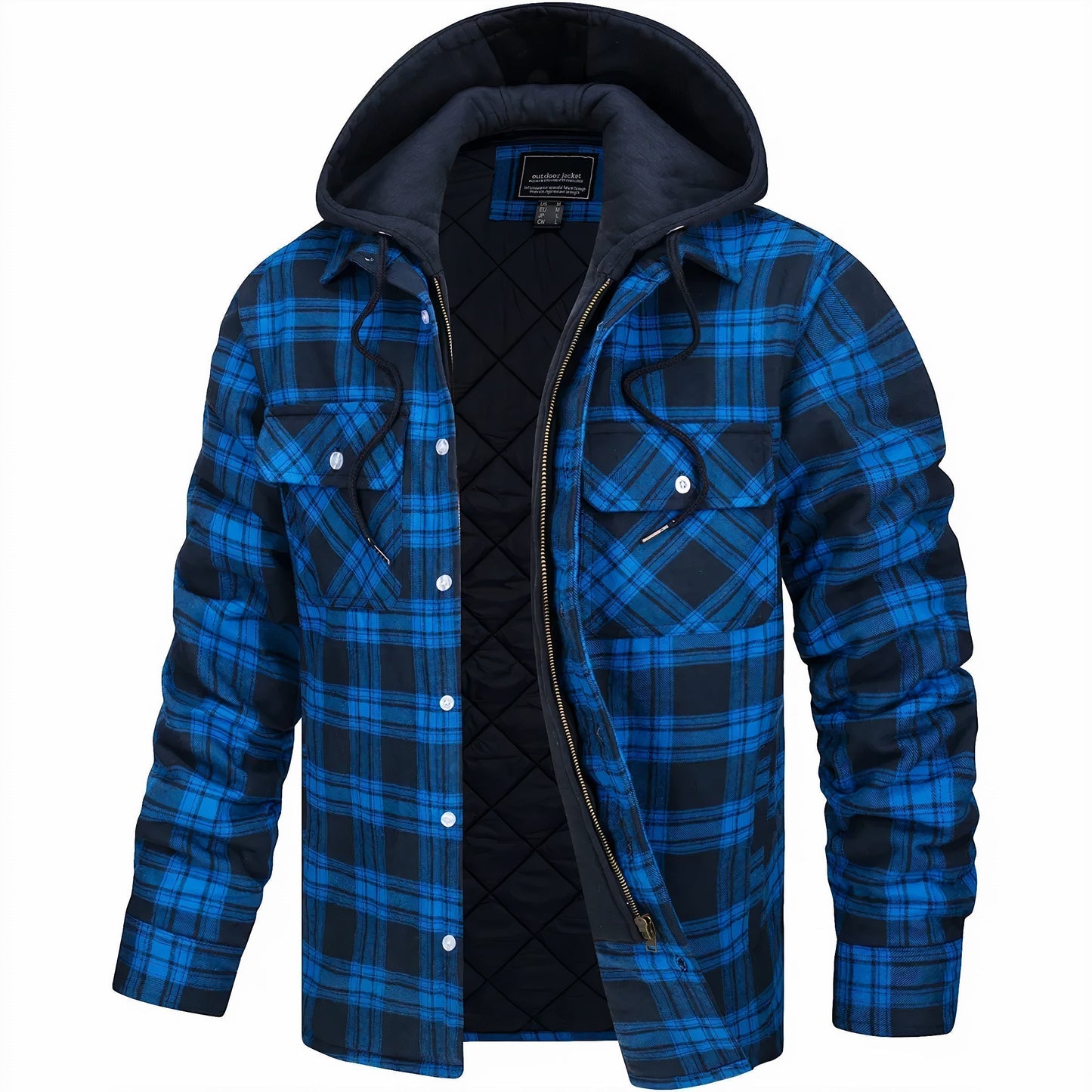Tobias | Gestepptes Kapuzen-Overshirt im modernen Look