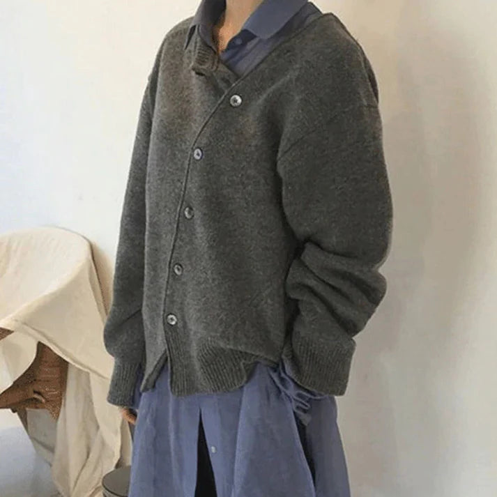 Lena | Bequeme Weste mit verspielter Knopfleiste