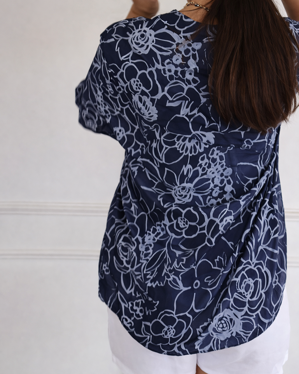 Mila | Elegante Bluse Damen Mit Pocket