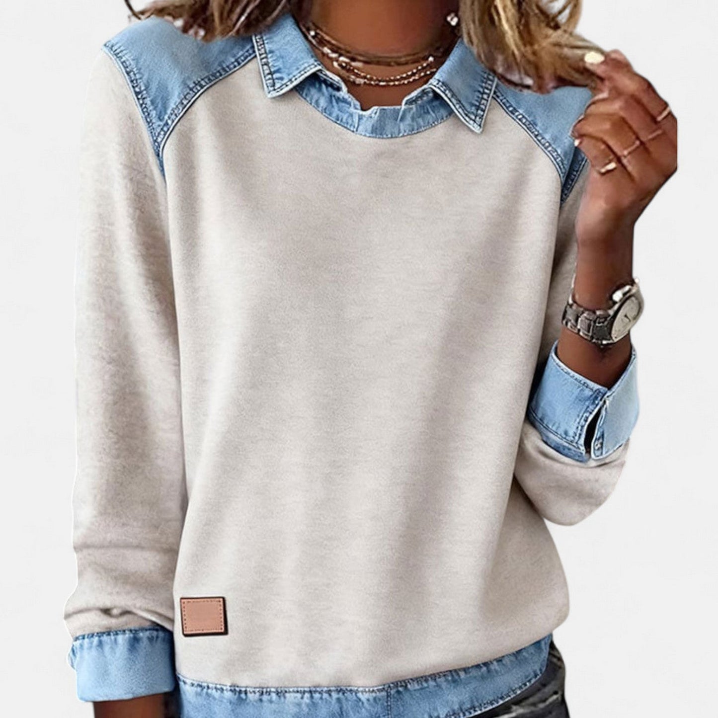 Leonie | Damen Langarmshirt modern edel chic