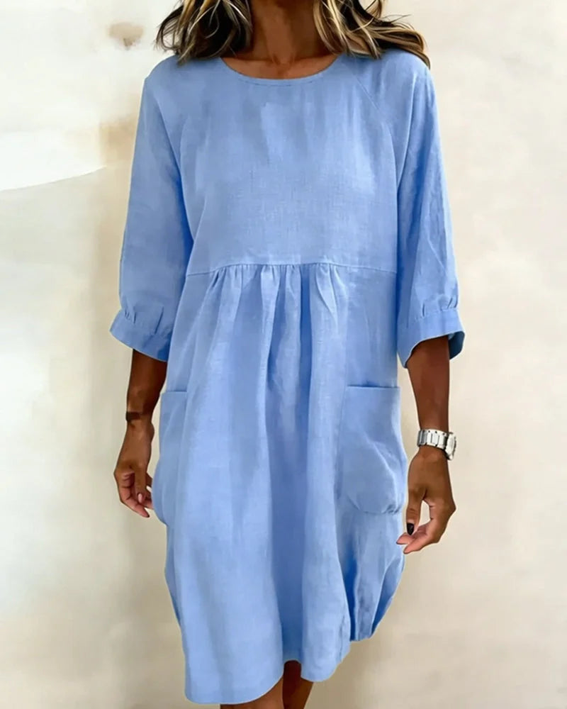 Paula | Charmantes 3/4-Arm-Kleid Damen