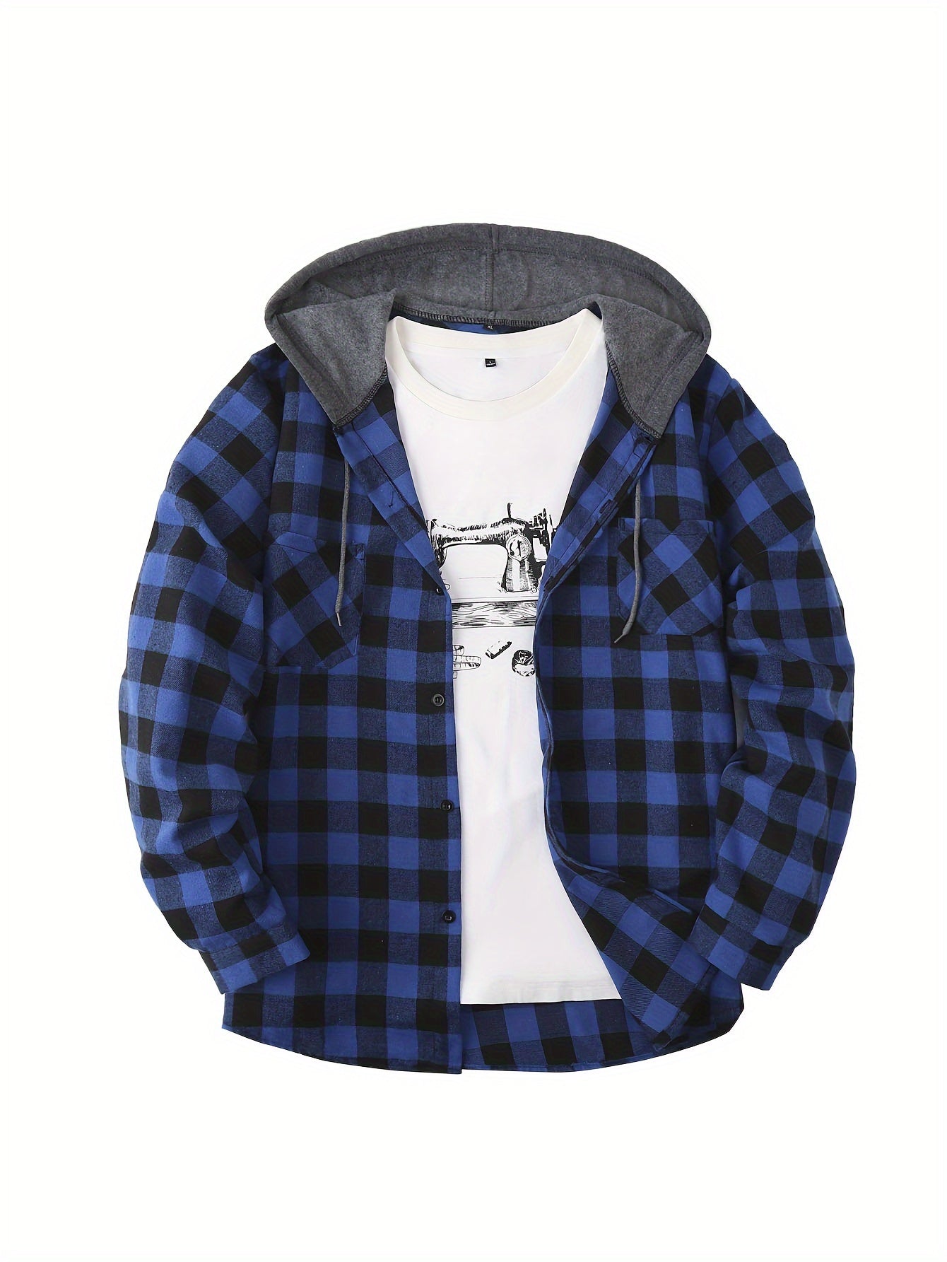Lukas | Timberland Flanellhemd Mit Angesetztem Hoodie
