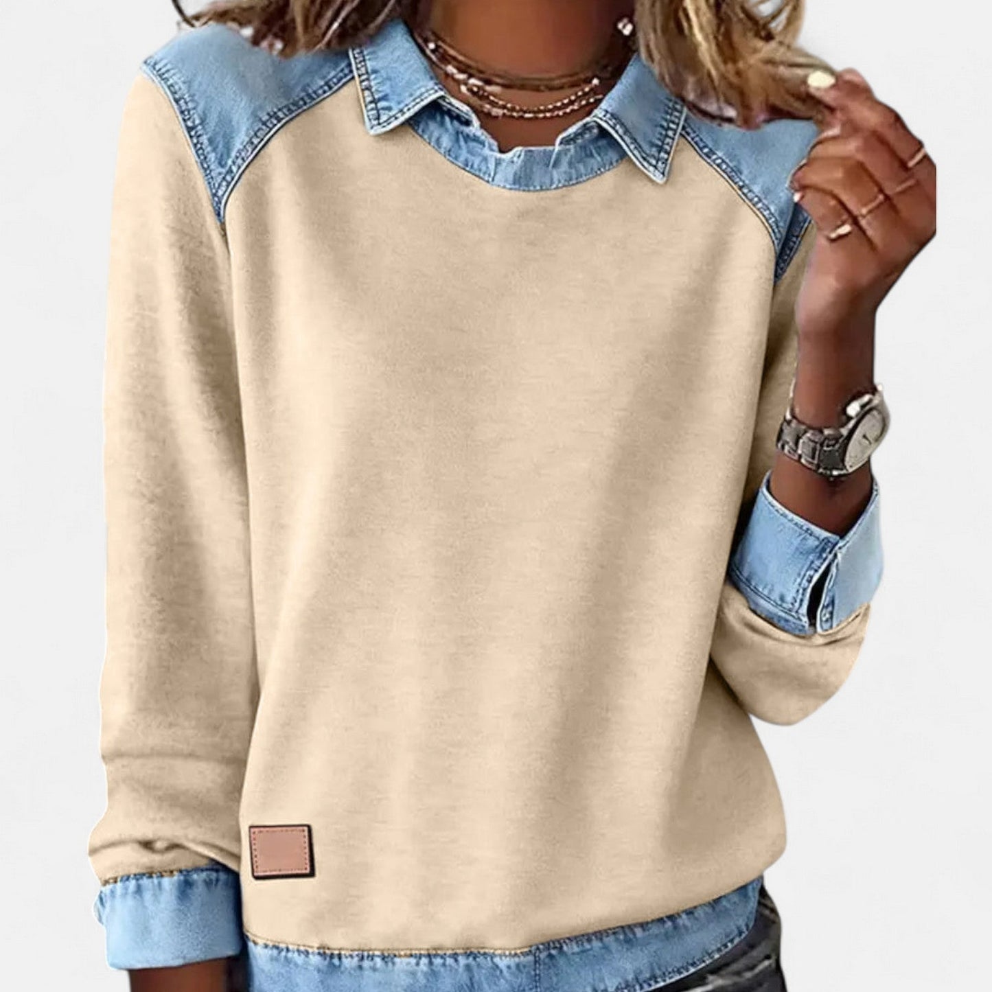 Leonie | Damen Langarmshirt modern edel chic