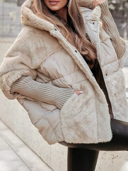 Clara | Gefütterte Damenjacke mit Kapuze für kalte Tage