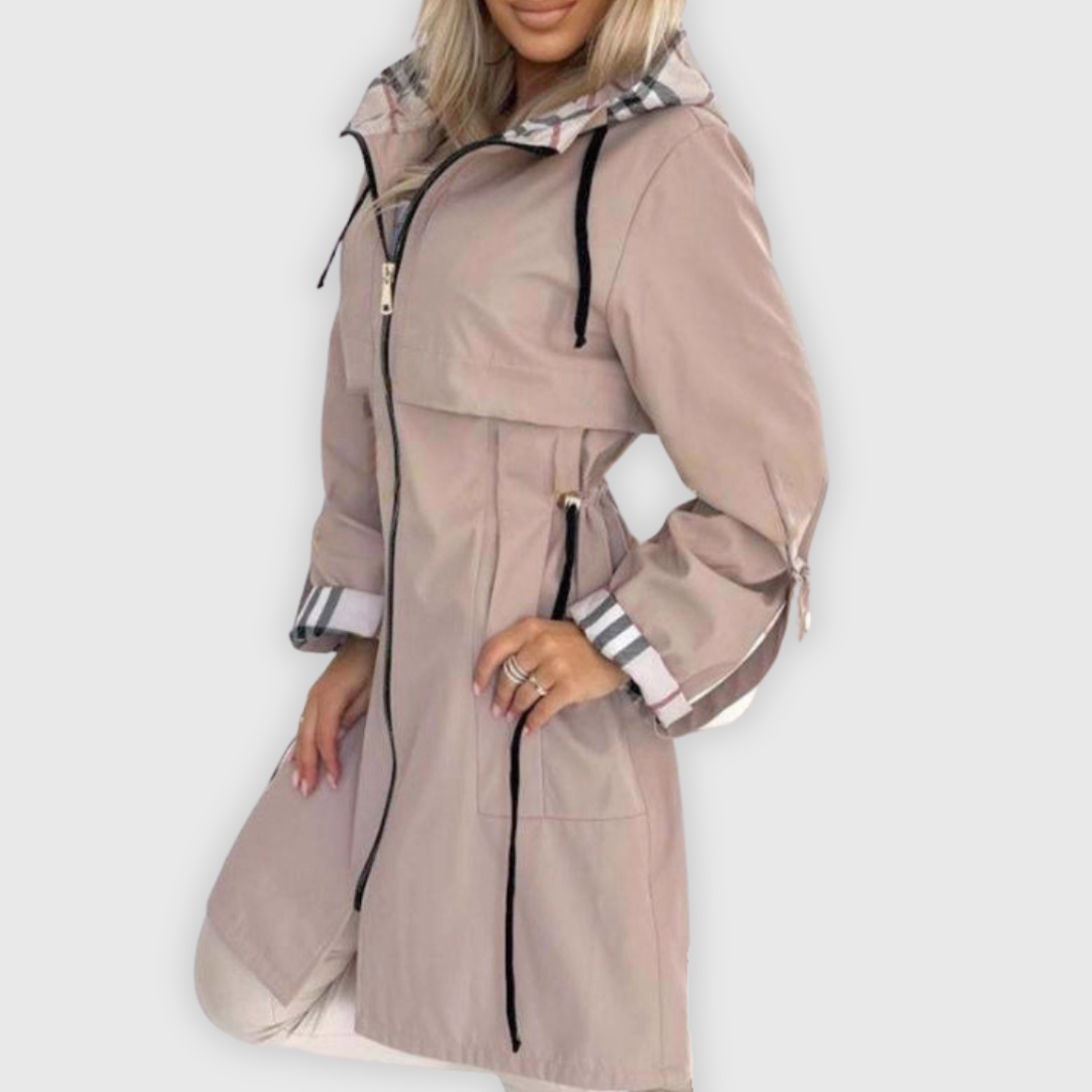 Miriam | Wasser- und winddichter Zip-Mantel für Damen