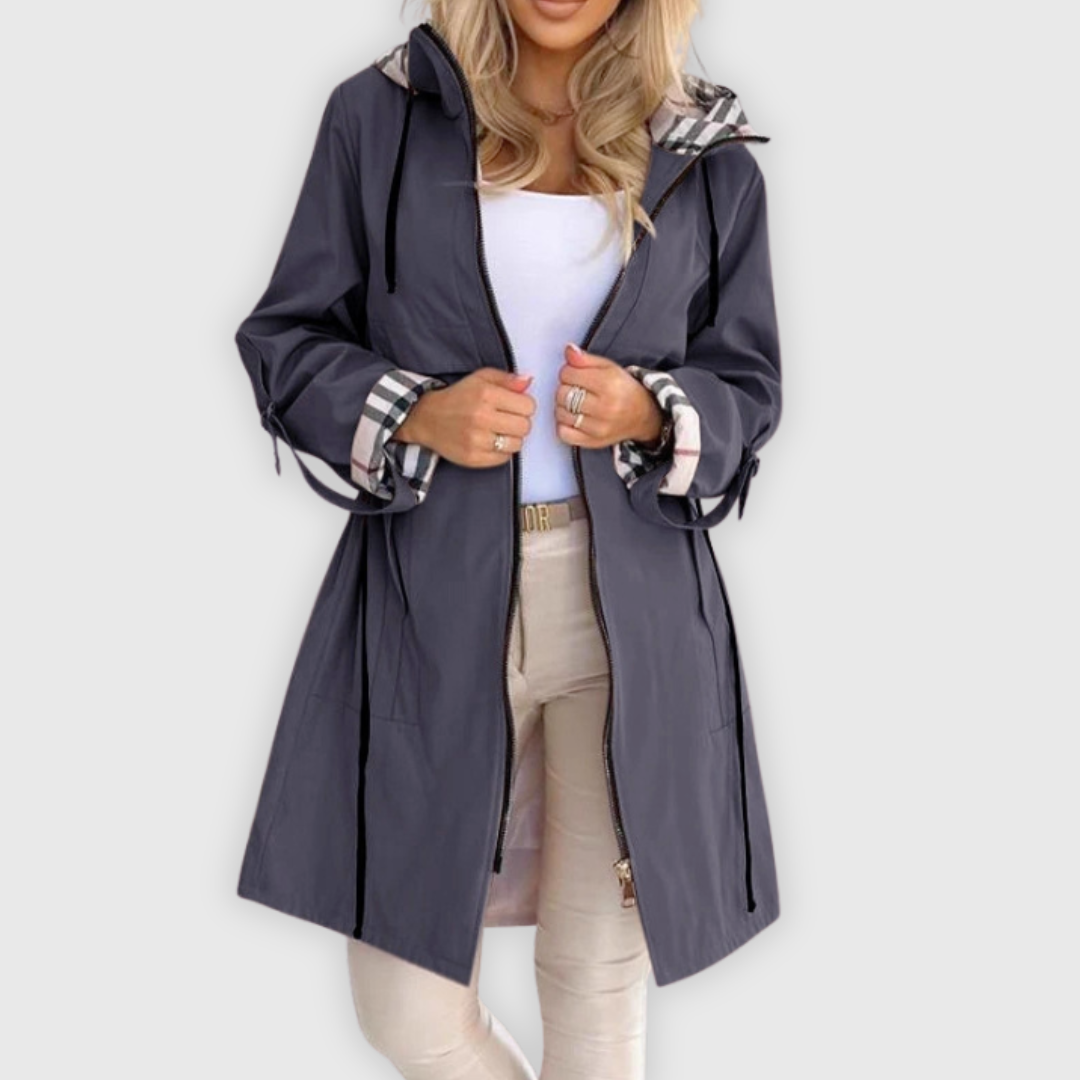 Miriam | Wasser- und winddichter Zip-Mantel für Damen