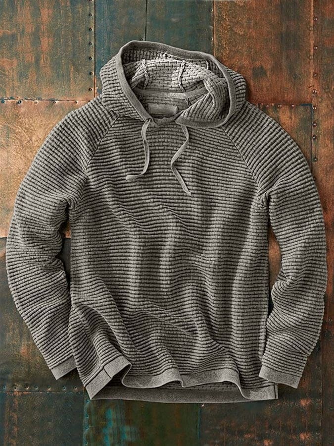Maximilian | Strick-Hoodie für entspannte Stunden