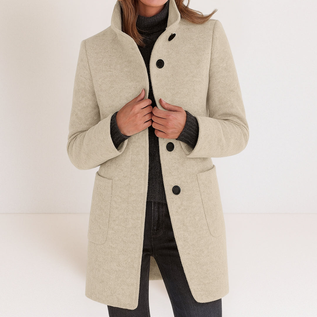 Leonie | Damenjacke hoher Kragen modern elegant