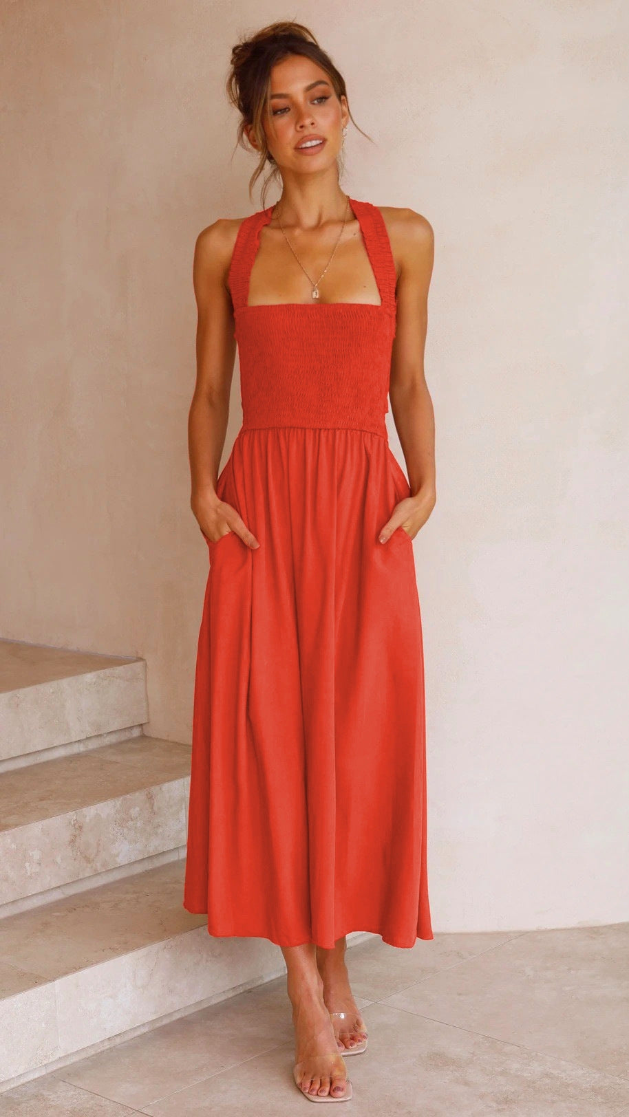 Maria | Elegantes Maxi-Kleid