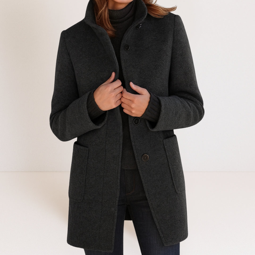 Leonie | Damenjacke hoher Kragen modern elegant
