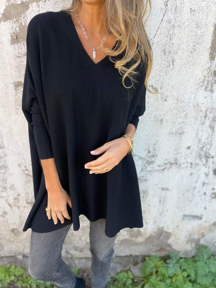 Greta | Zeitloser Strickpullover aus reinem Cashmere