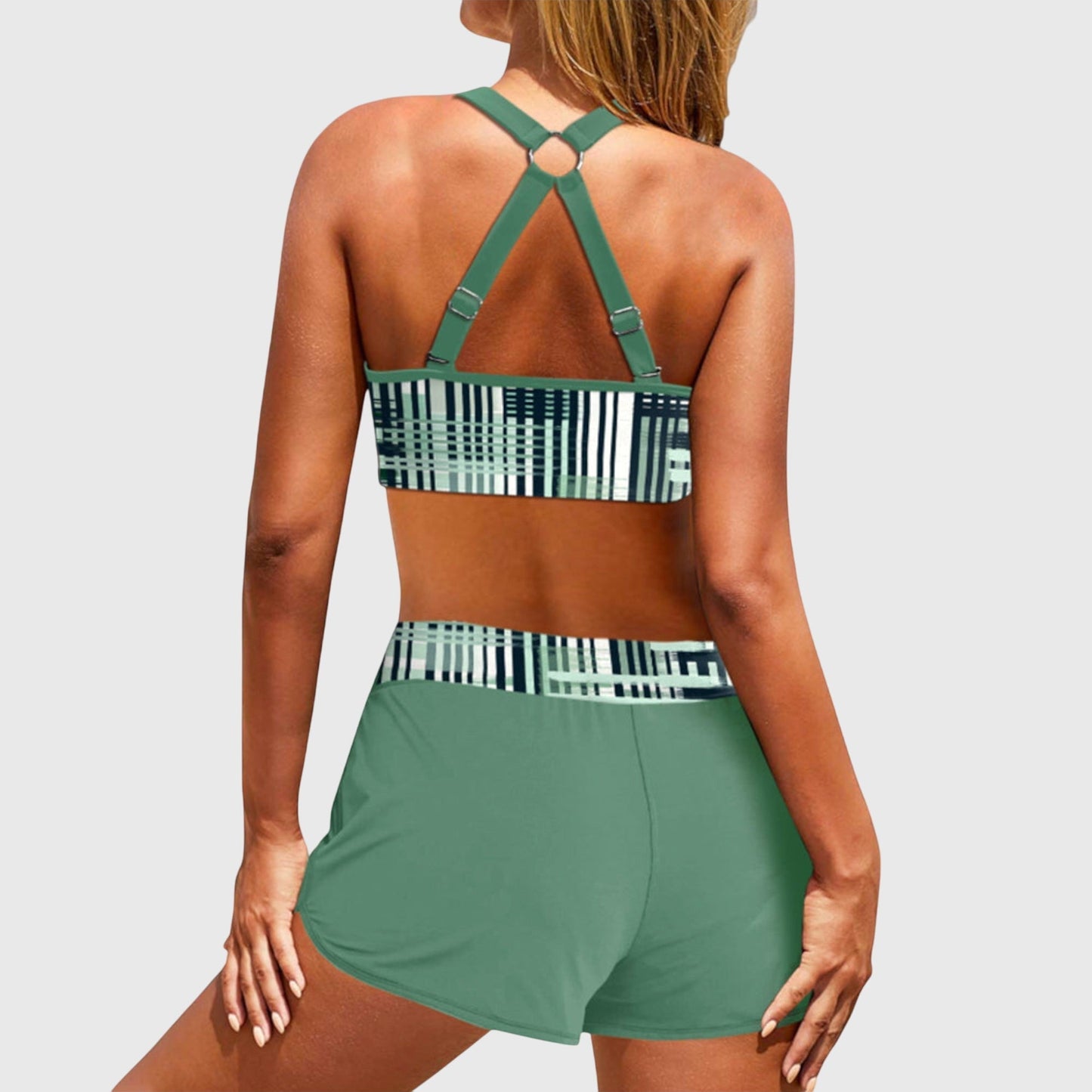 Sofia | Modischer Bikini Damen Ripp Design