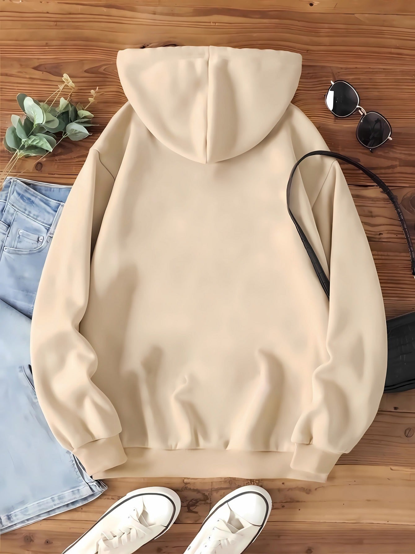 Lena | Damen Hoodie mit Katzenmotiv & gemütlicher Kapuze