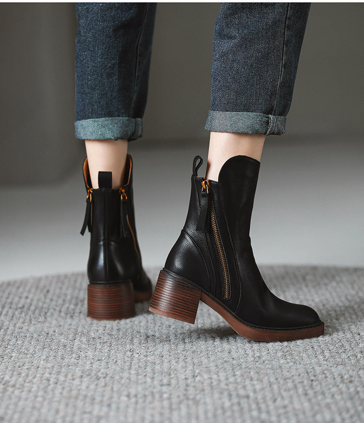 Hannah | Stilvolle Damen-Stiefeletten im minimalistischen Stil