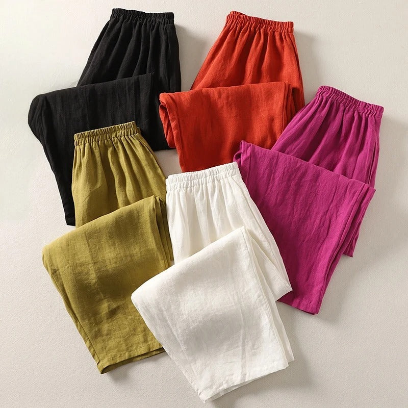 Mia | Modische Leinenhose Damen Zeitlos Chic