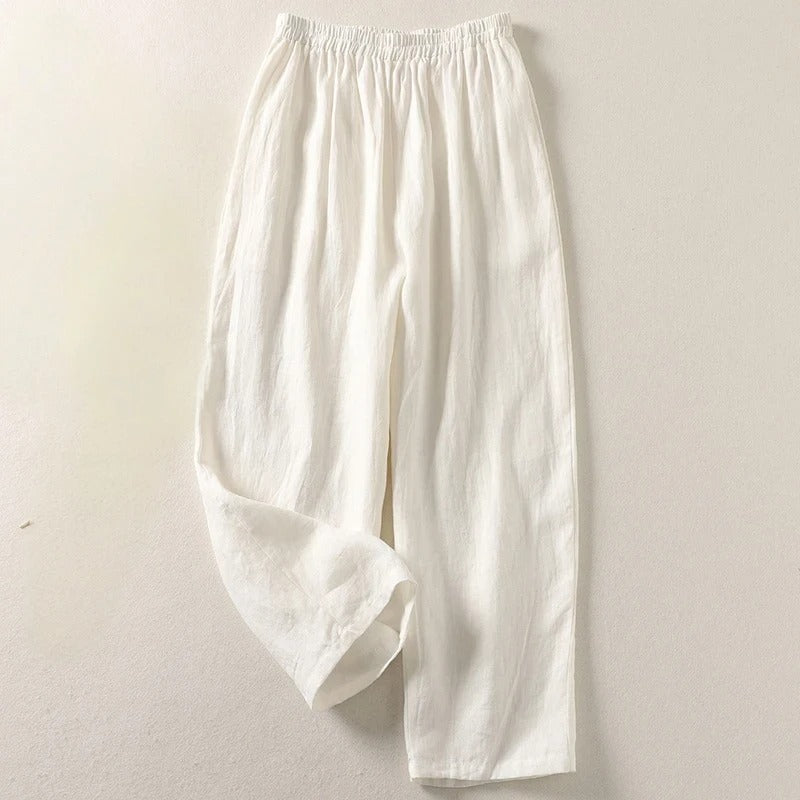 Mia | Modische Leinenhose Damen Zeitlos Chic