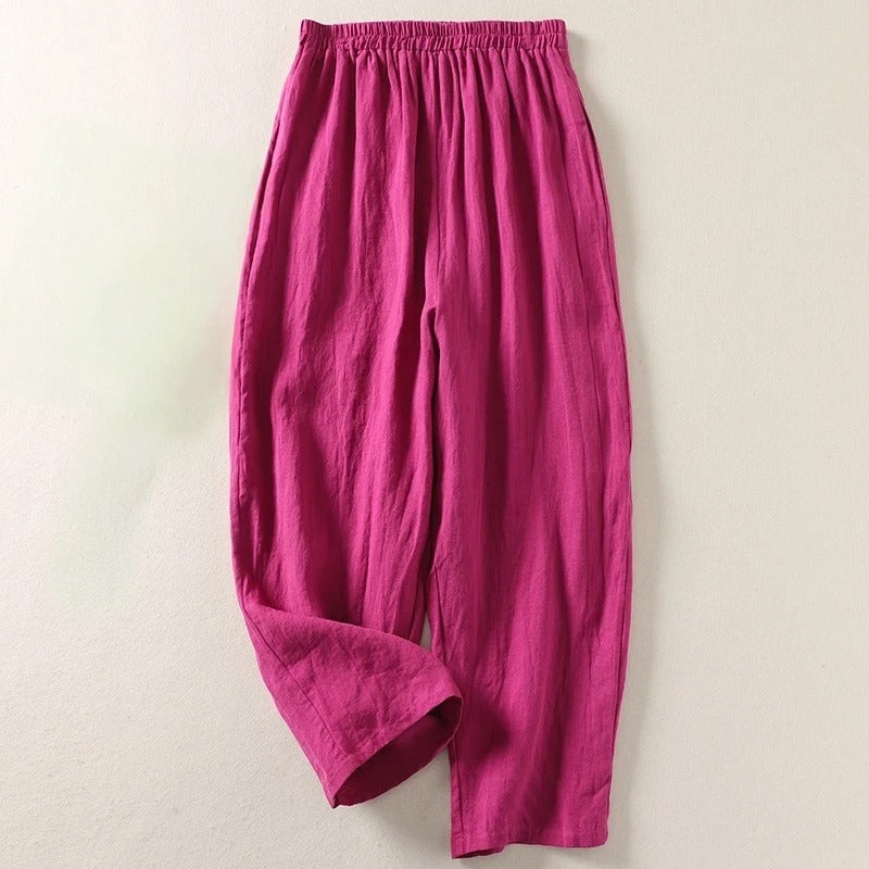 Mia | Modische Leinenhose Damen Zeitlos Chic