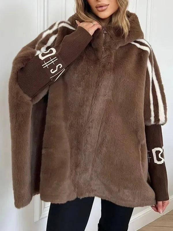 Mara | Modische Winterjacke mit weichem Plüschdesign