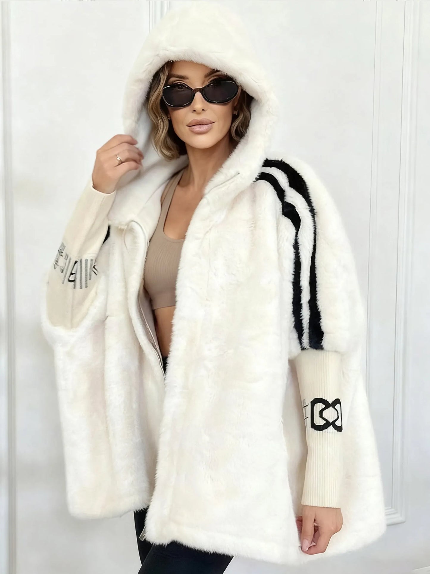 Mara | Modische Winterjacke mit weichem Plüschdesign