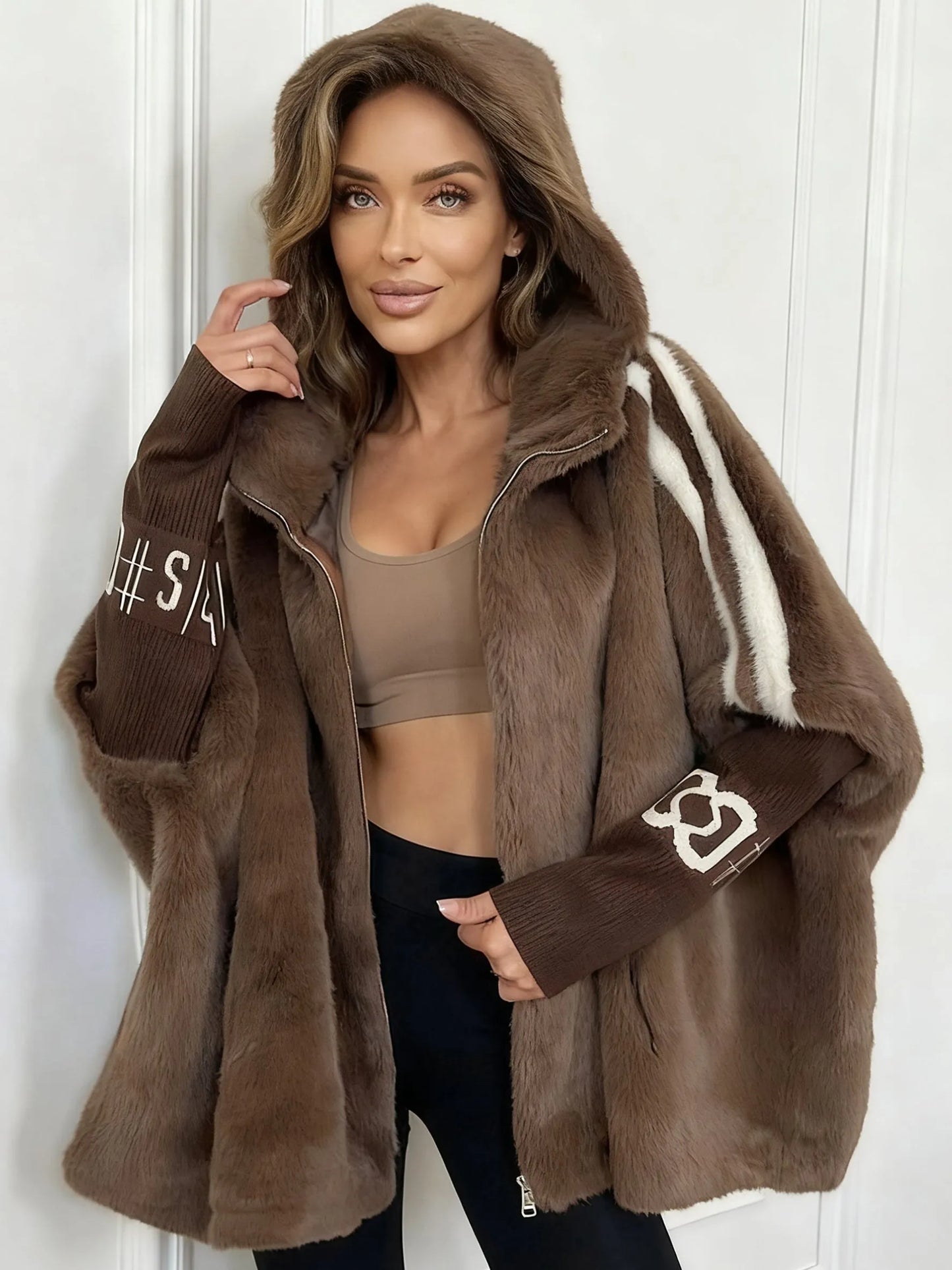 Mara | Modische Winterjacke mit weichem Plüschdesign