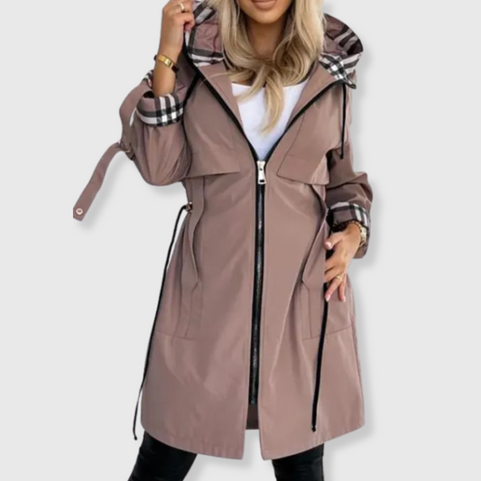 Miriam | Wasser- und winddichter Zip-Mantel für Damen