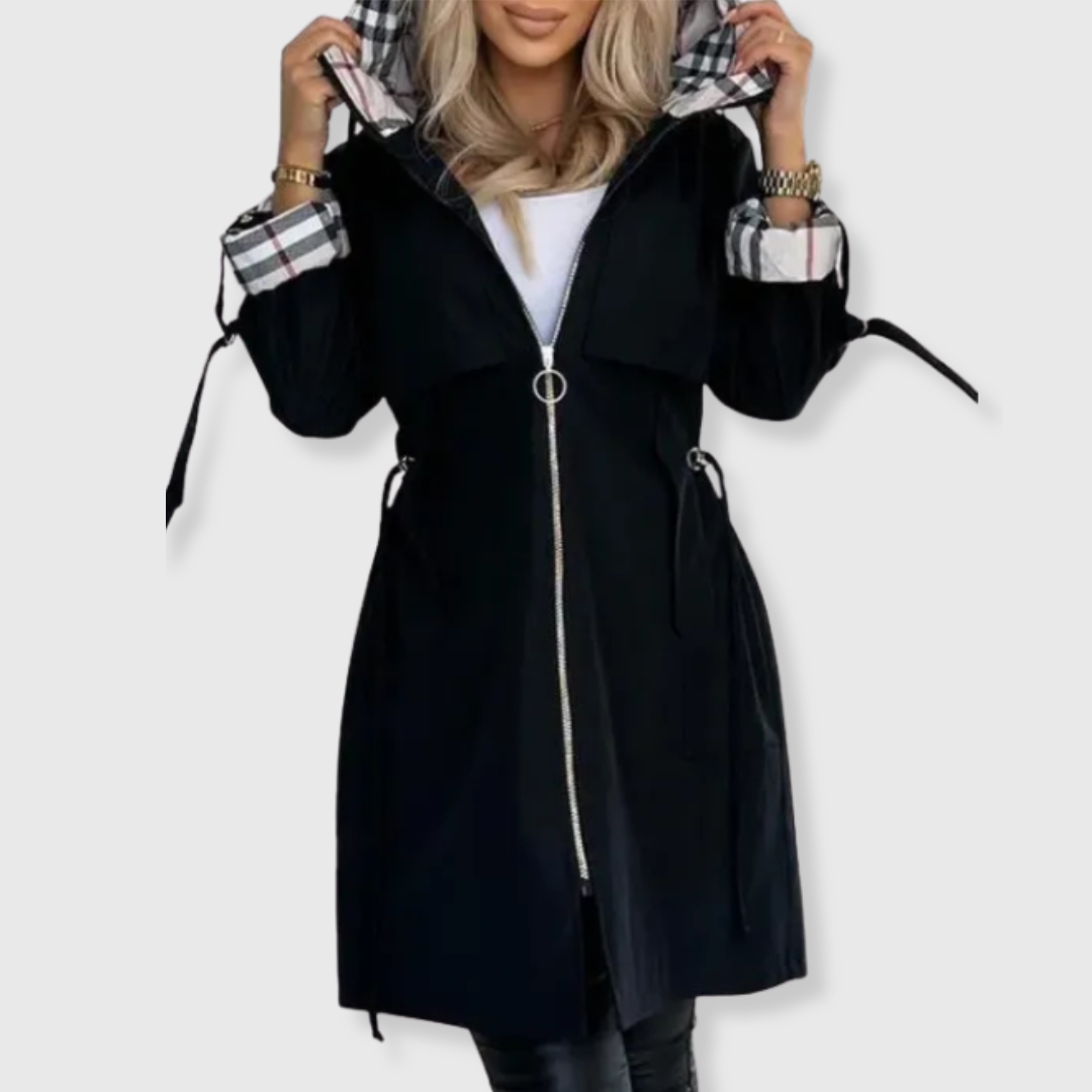 Miriam | Wasser- und winddichter Zip-Mantel für Damen