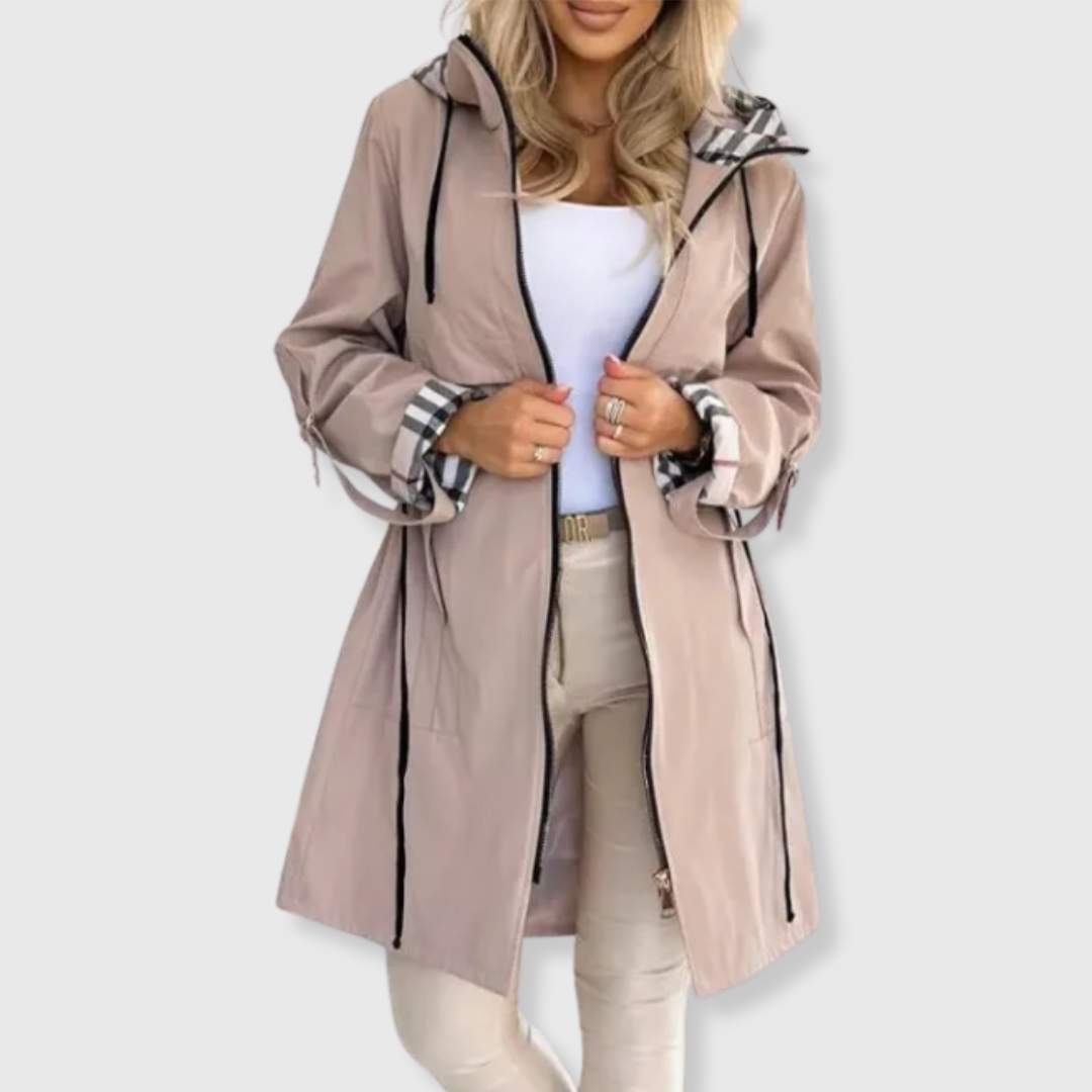 Miriam | Wasser- und winddichter Zip-Mantel für Damen