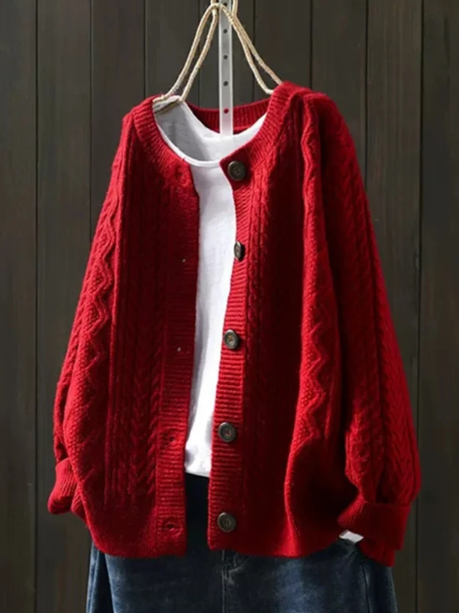 Clara | Feiner Strickcardigan mit elegantem Muster