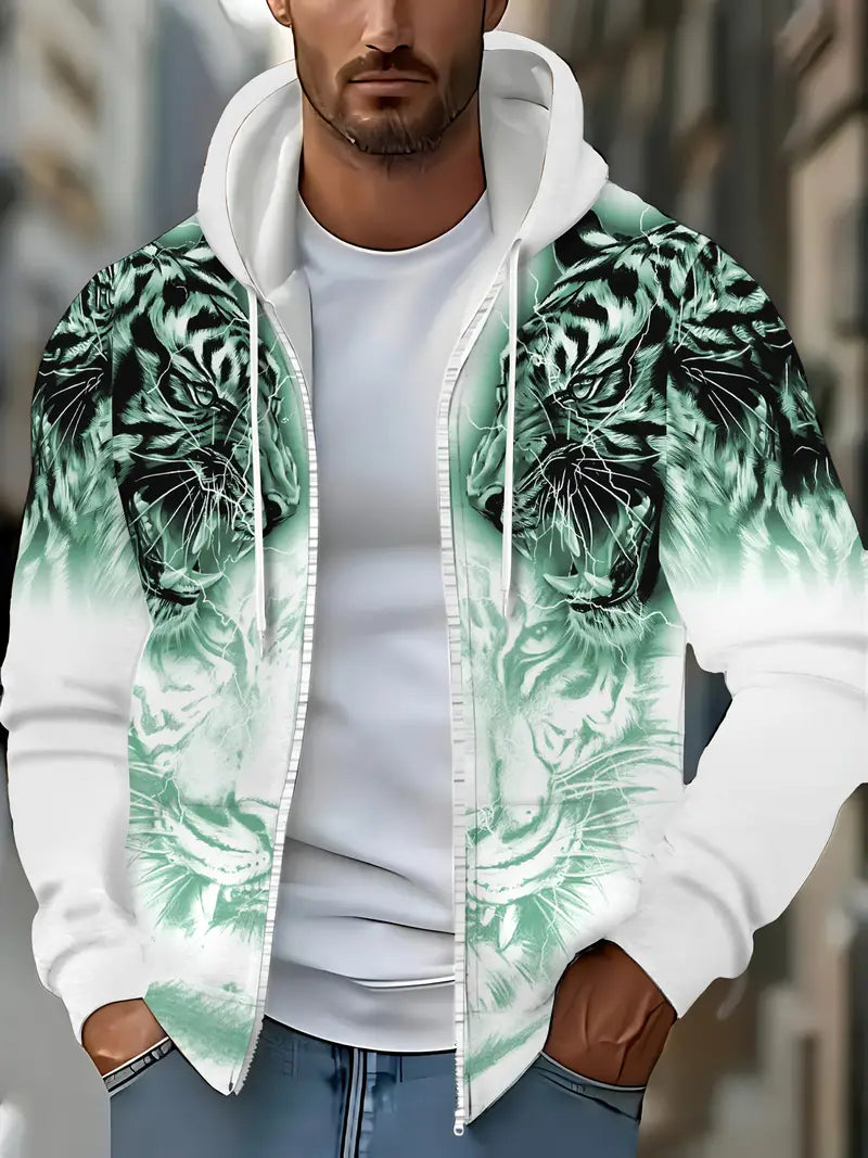 Paul | Trendige Kapuzenjacke mit ausdrucksvollem Print
