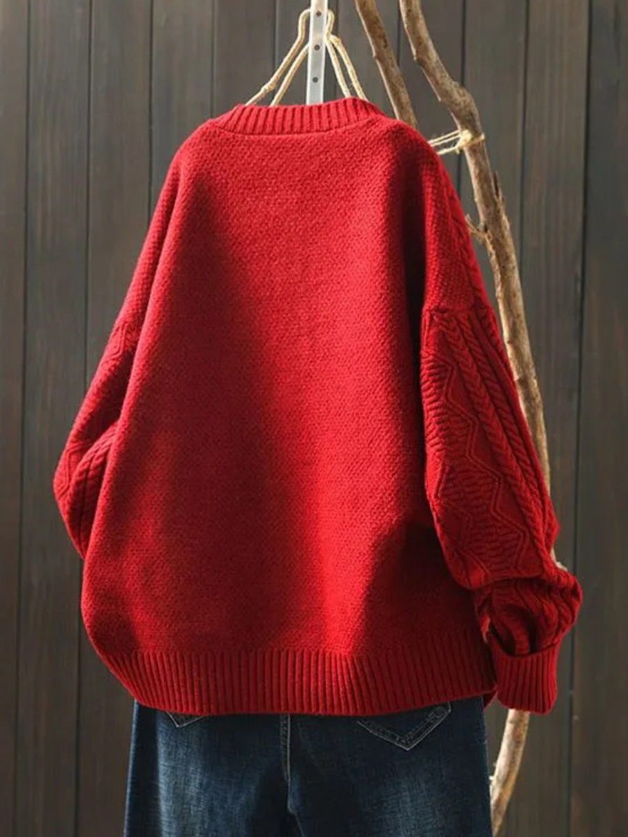 Clara | Feiner Strickcardigan mit elegantem Muster
