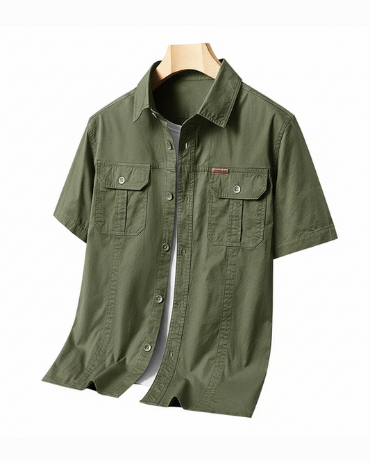Leon | Sierra Kurzarmshirt mit edlem Finish