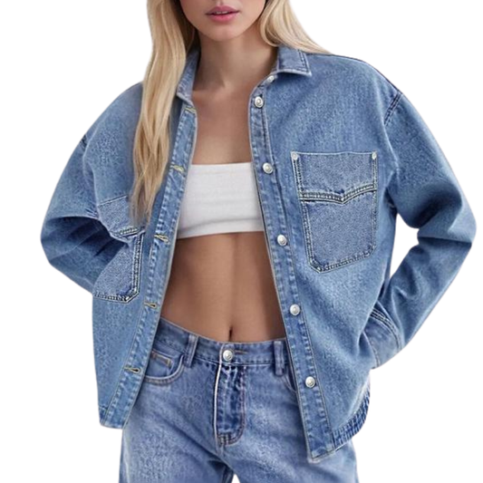 Celina | Elegante Jacke im entspannten Vintage-Stil