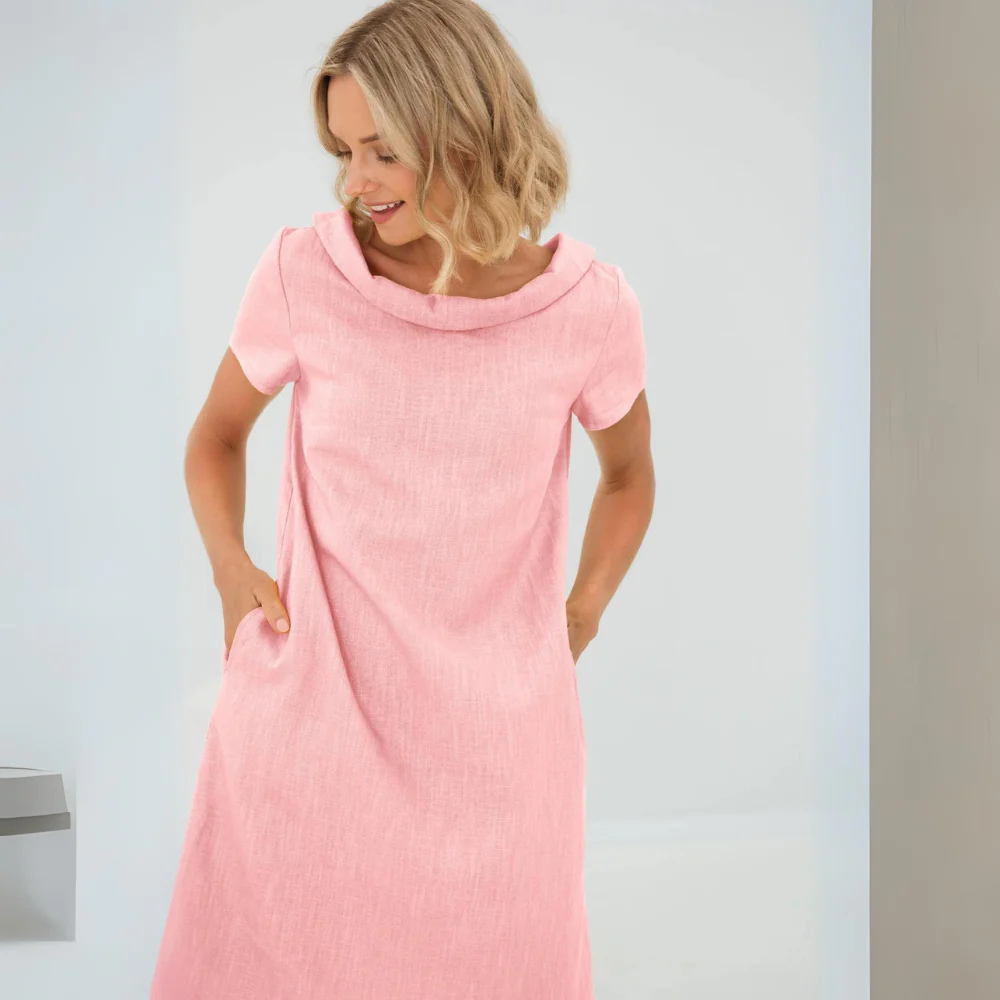 Clara | Luftiges Sommerkleid aus feinem Leinen