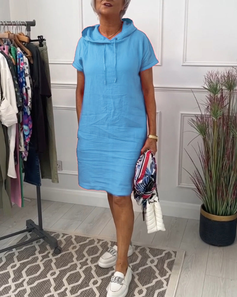 Mia | Freizeitkleid mit kurzem Arm und lässigem Schnitt