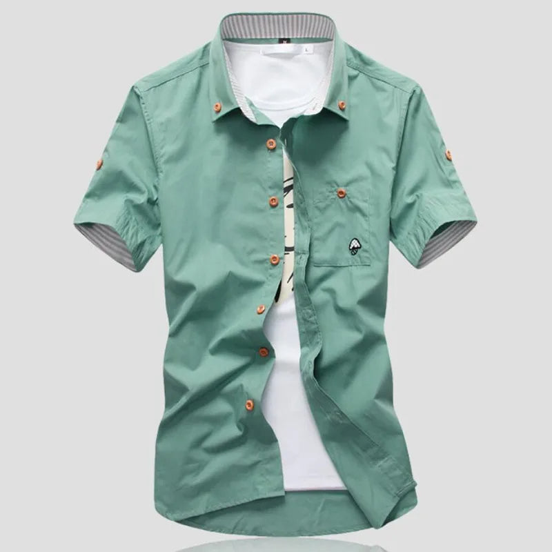 David | Mason Signature Button-Up Hemd in hochwertiger Verarbeitung
