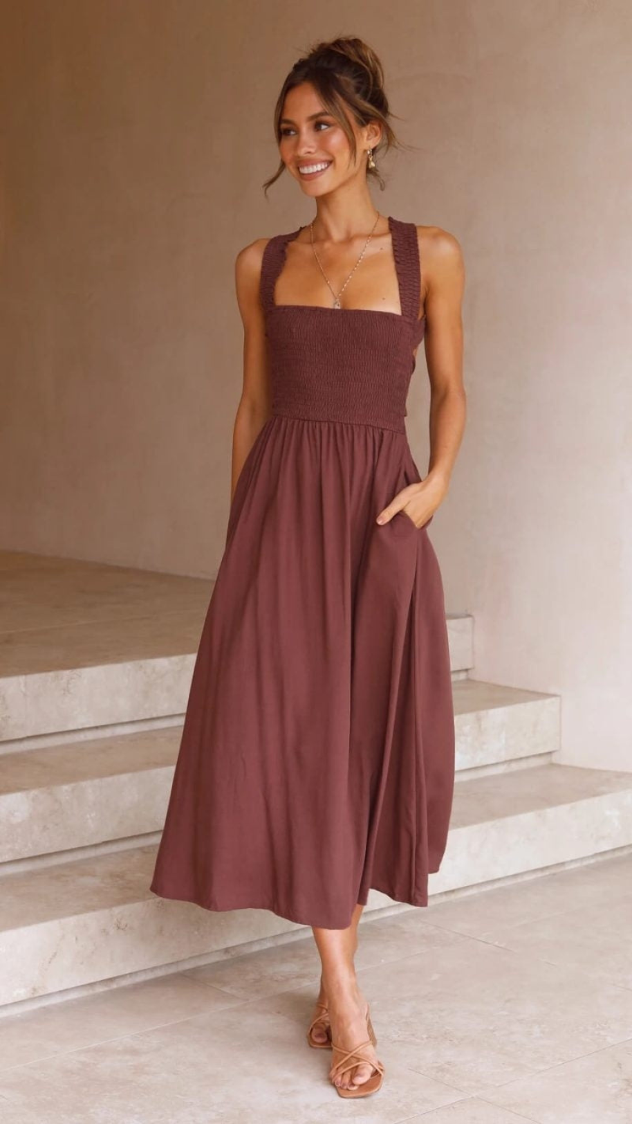 Maria | Elegantes Maxi-Kleid
