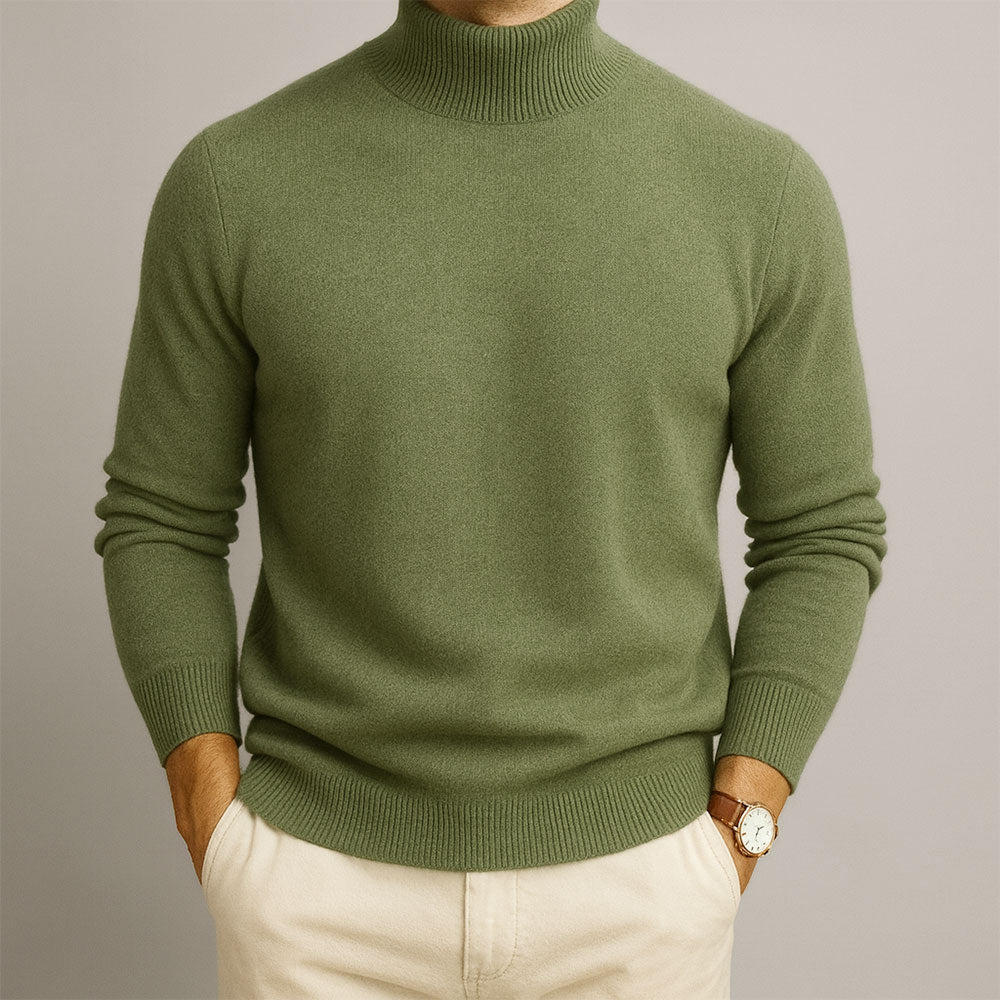 Max | Herrenpullover mit hohem Kragen modern & stylisch
