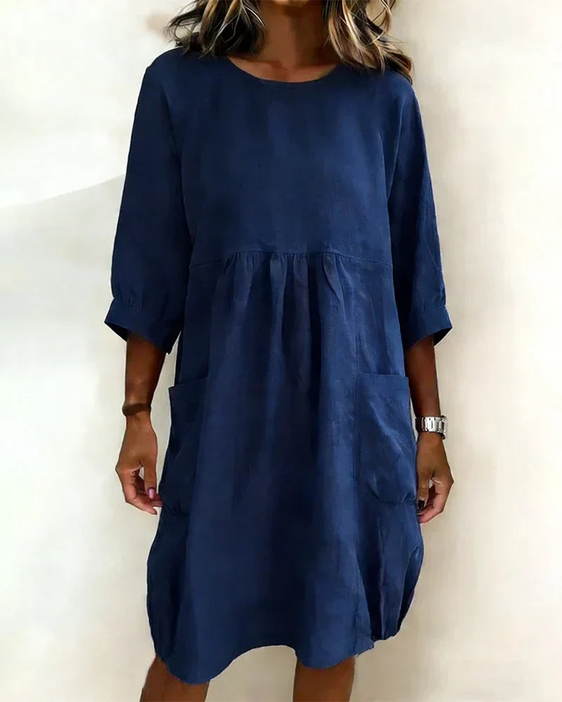 Paula | Charmantes 3/4-Arm-Kleid Damen