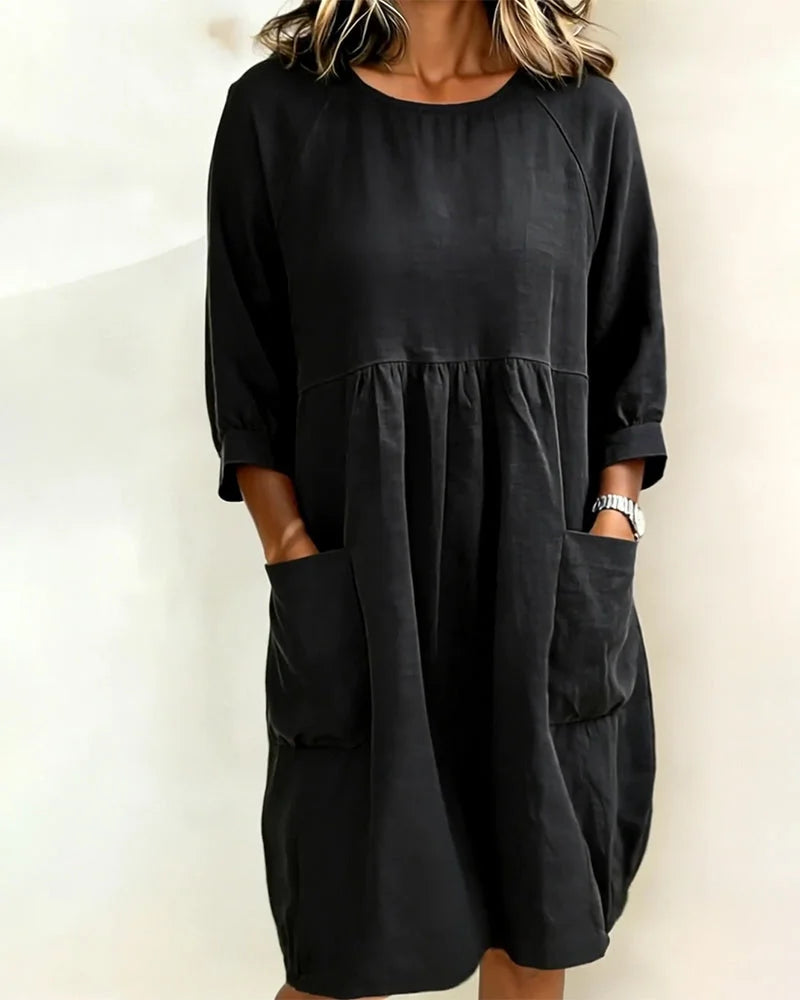 Paula | Charmantes 3/4-Arm-Kleid Damen