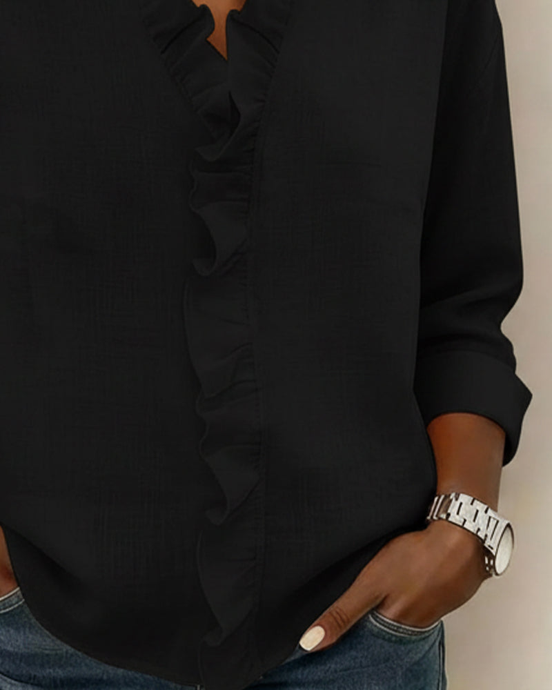 Lena | Stilvolle Bluse für Damen mit Volants