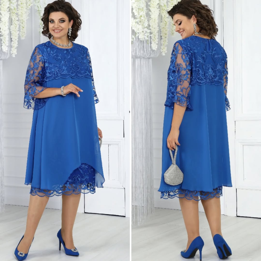 Paula | Lässiges Damen Midikleid elegant
