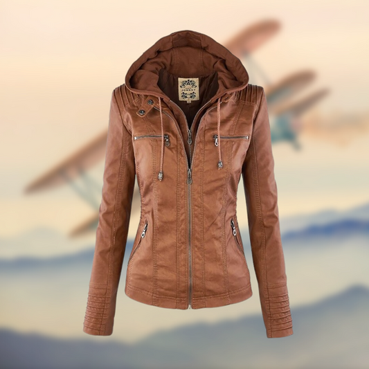 Alina | Stilvolle Lederjacke für Damen im Alltag