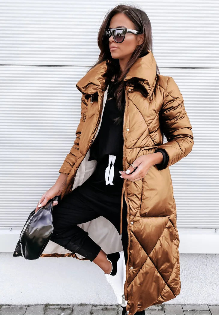 Nina | Lässiger Damen Parka gesteppt – bequem & stylisch