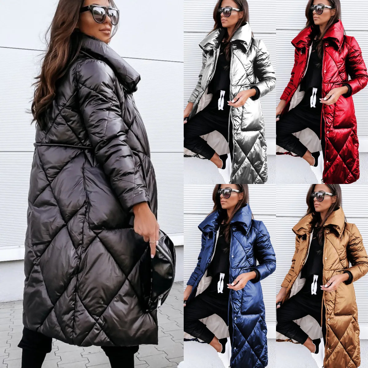 Nina | Lässiger Damen Parka gesteppt – bequem & stylisch