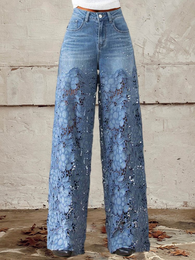 Laura | Damen-Jeans modern & stylisch Patchwork