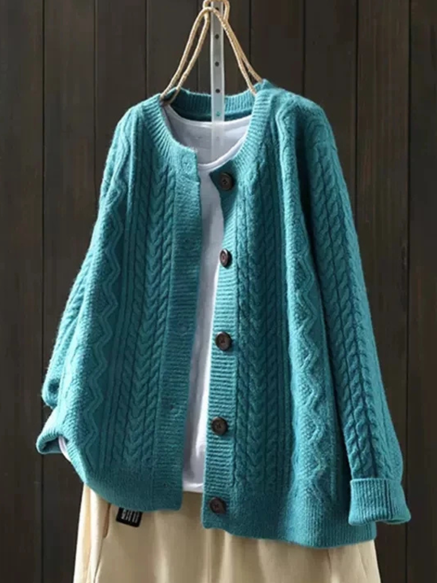 Clara | Feiner Strickcardigan mit elegantem Muster