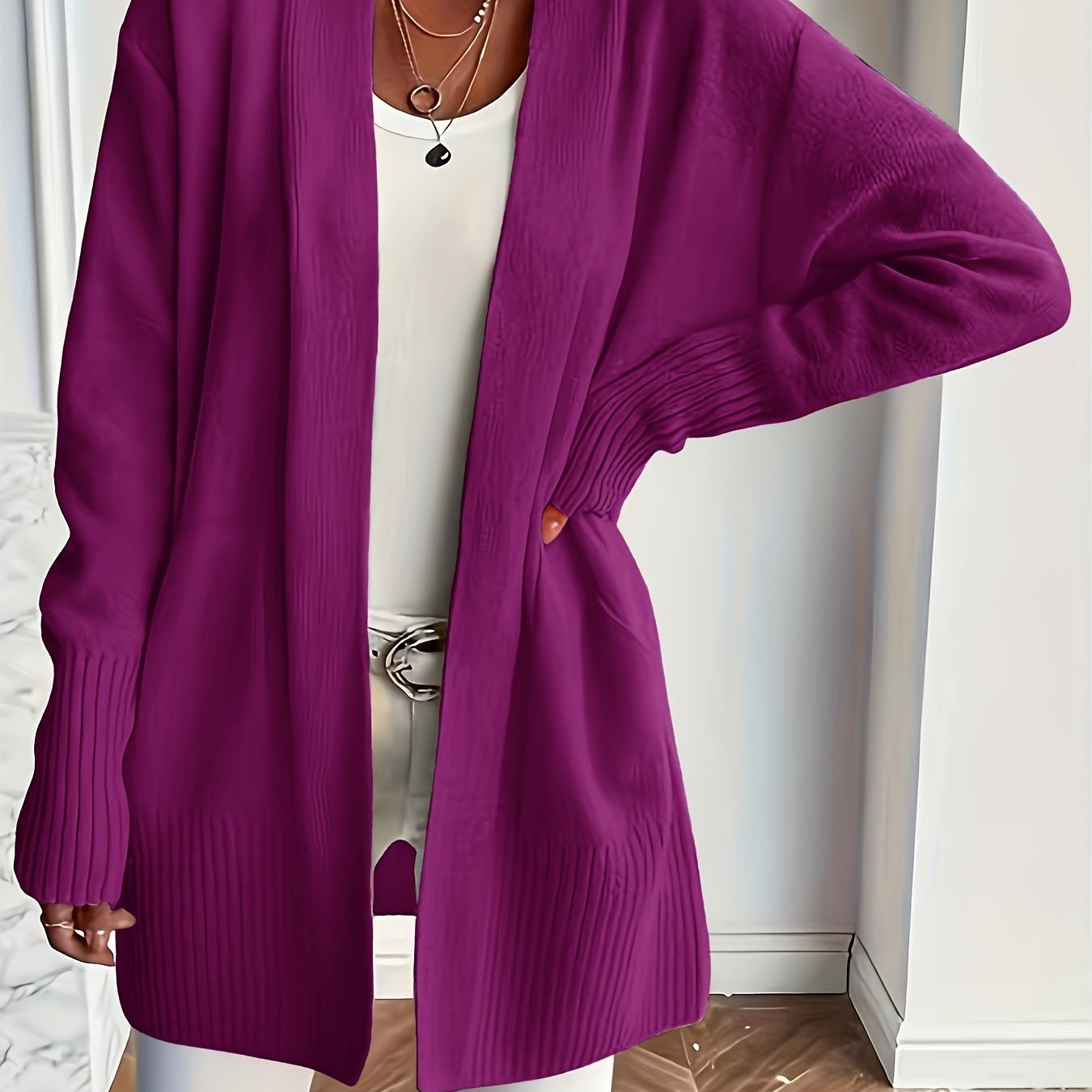 Leonie | Kuscheliger Cardigan Offener Schnitt