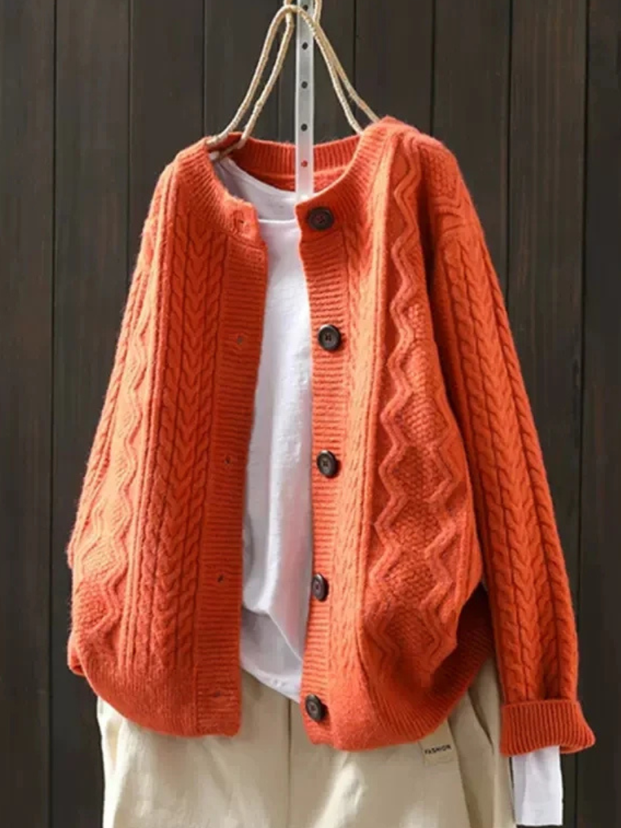 Clara | Feiner Strickcardigan mit elegantem Muster